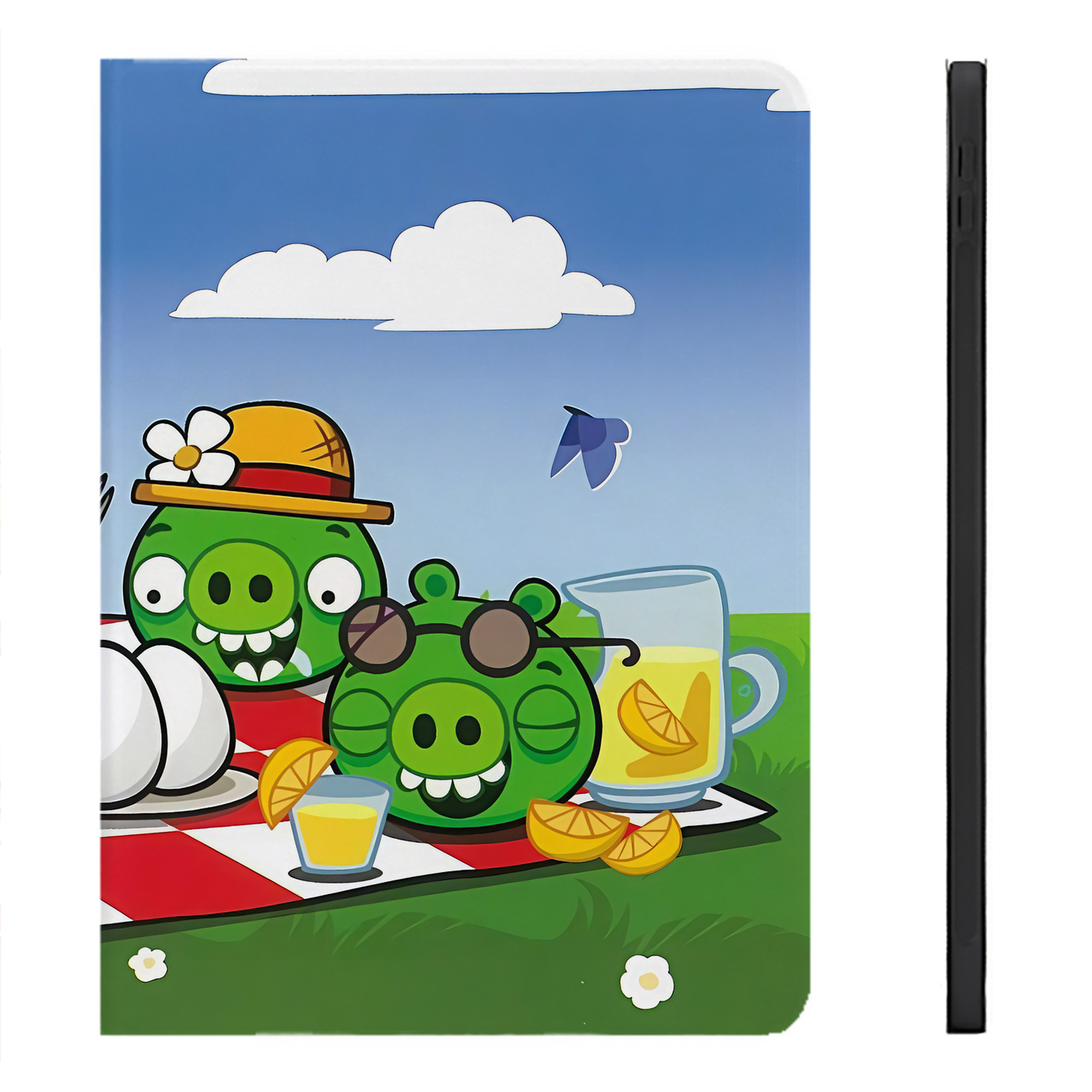 （画像用） Angry Birds アングリーバード IPadケース ペンホルダー付き ブックスタイルデザイン